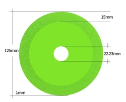 Premium Diamond Cutting Disc for Glass, Marble, Ceramic Tile, Jade & Crystal Grinding