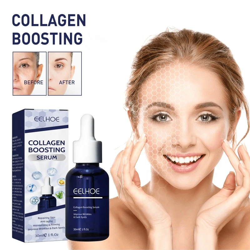 

Collagen Anti Wrinkle Face Essence Lifting Firming Fade Fine Lines nasolabial folds Anti-aging Whitening Brighten Facial Serum