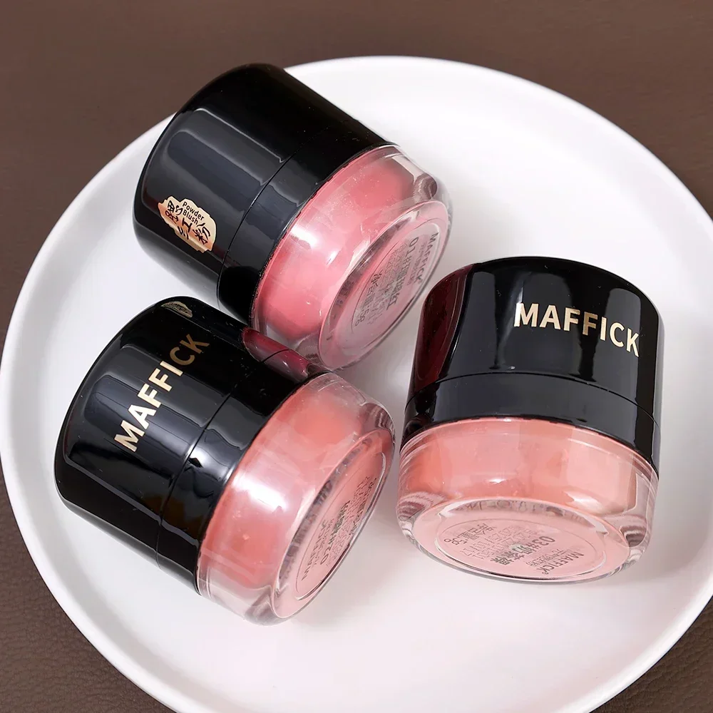Matte Blush Mushroom Head Lazy Air Cushion Blush Waterproof Lasting Blusher Palette Cheek Contour Natural Cheek Tint Cosmetics 5