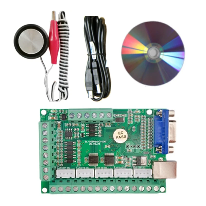 Mach3 V3.25 Usb Driver Motion Controller 5 Assi Cnc Board Z Tool Setter Per Router Di Cnc Taglio Fresatrice Per Incisione-Fs-Phfu