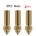 3x one hole brass