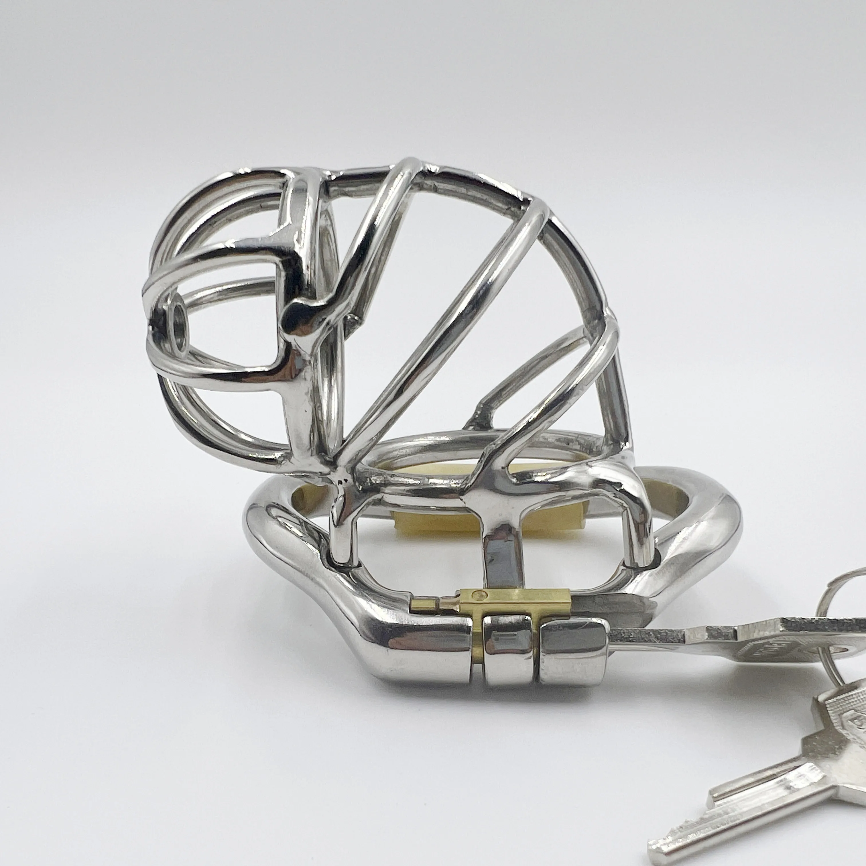 Stainless Steel Cock Cage with Stealth Lock main image 0