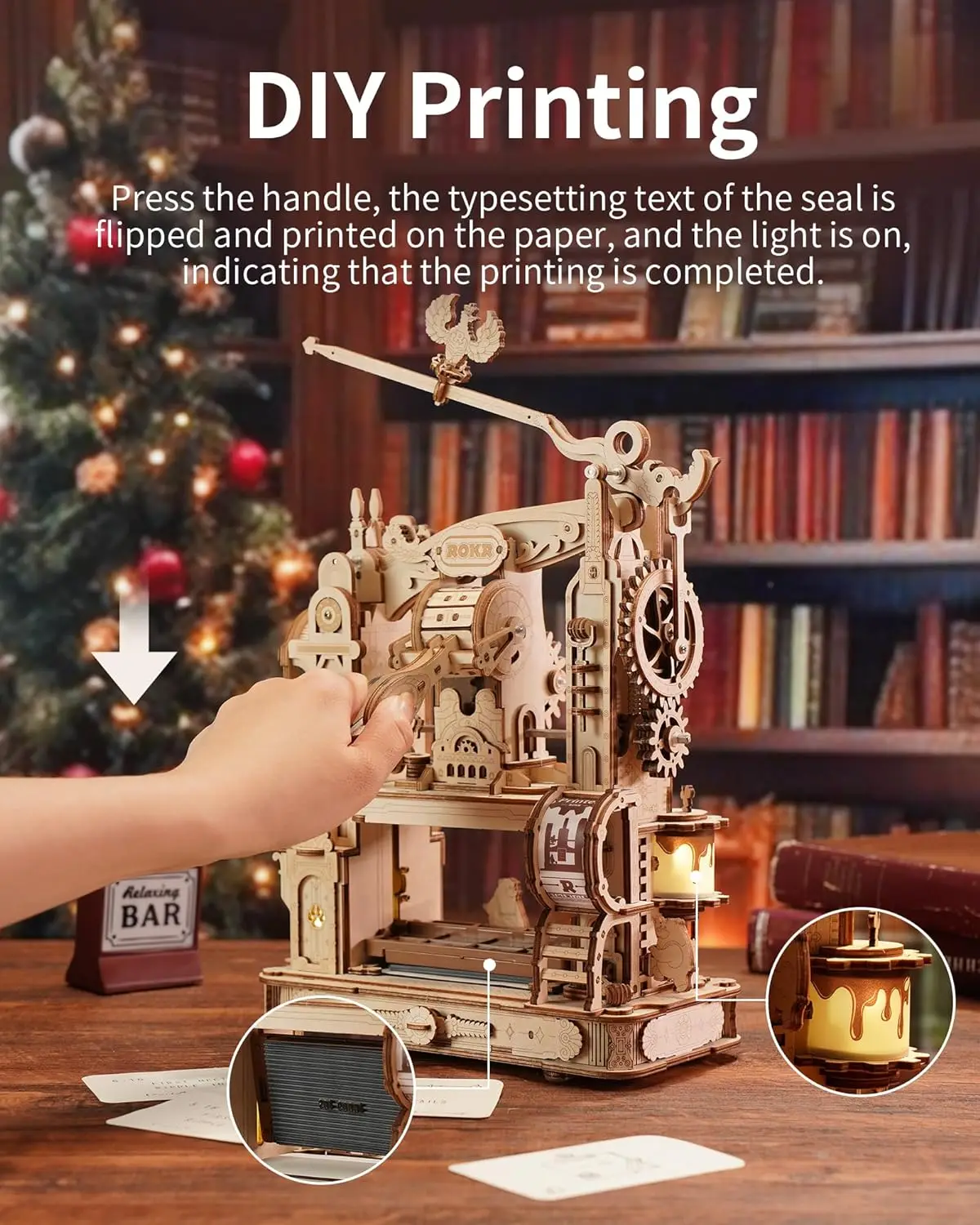 Robotime rokr 3D    ŰƮ, Ŭ μ , ο  