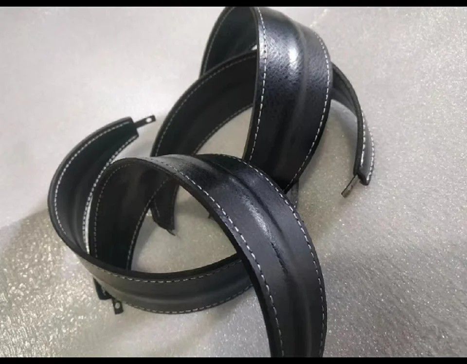 【専用】　交換用本革ヘッドバンド部品提供　FOSTEX　交換マニュアル付き 専用】 交換用本革ヘッドバンド部品提供 FOSTEX 黒