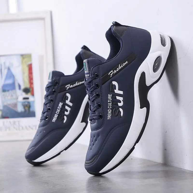2022 White Sneakers Men Casual Shoes Lace Up Men Shoes Comfortable Mens