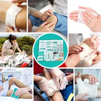 Новый комплект Trauma, содержащий медицинских принадлежностей 135, компактный и подходит для автомобиля, дома, кемпинга, пеших прогулок, искусственным школью. — изображение 5