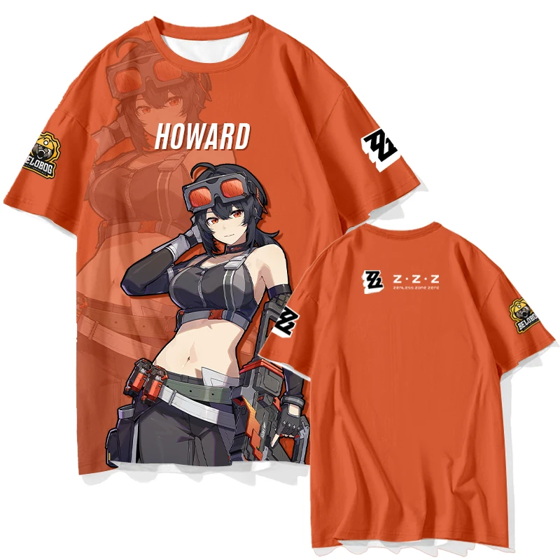 Zenless Zone Zero Short Sleeve T Shirt Kids Tees Cosplay Tops