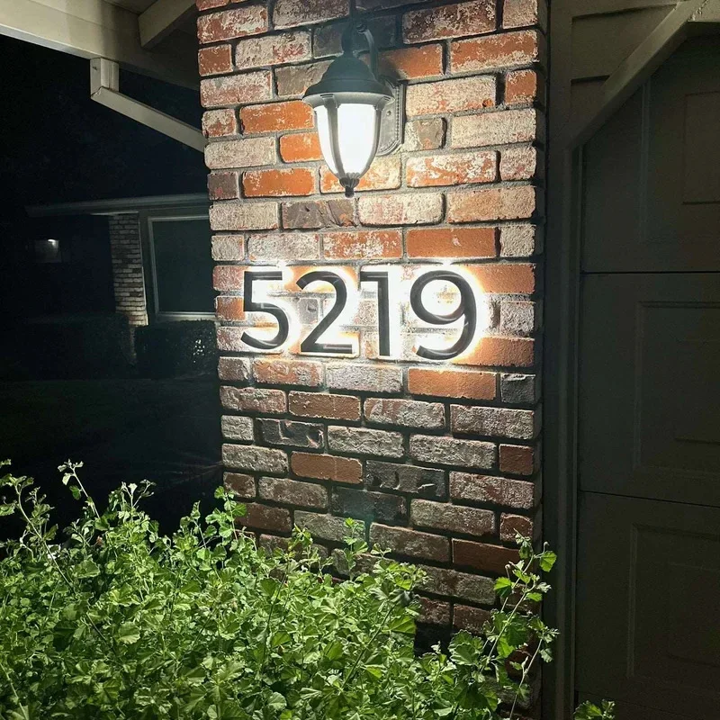 Custom LED House Sign 5