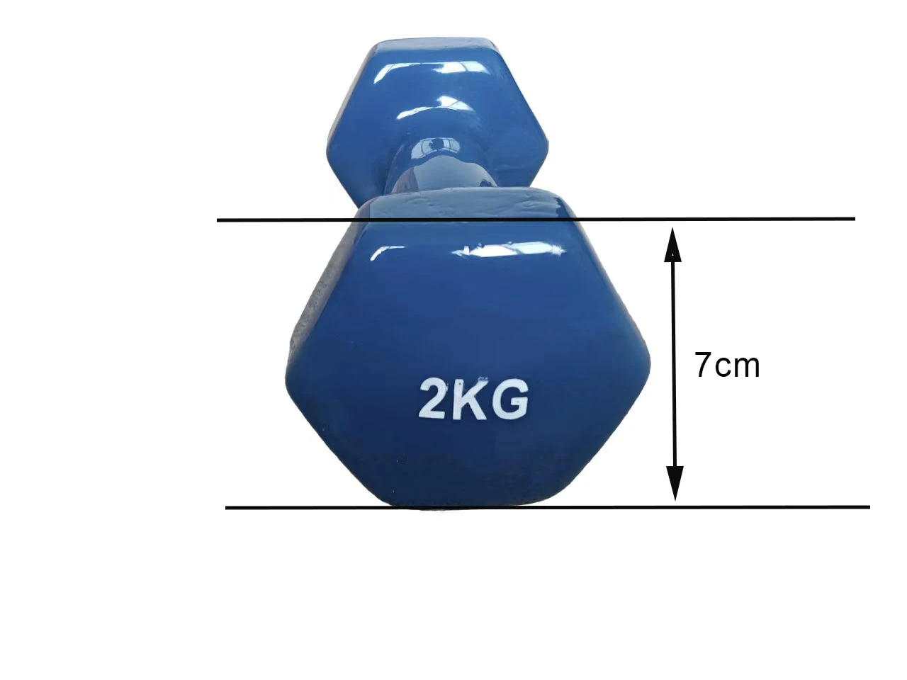 MDK 2KG dipped dumbbell