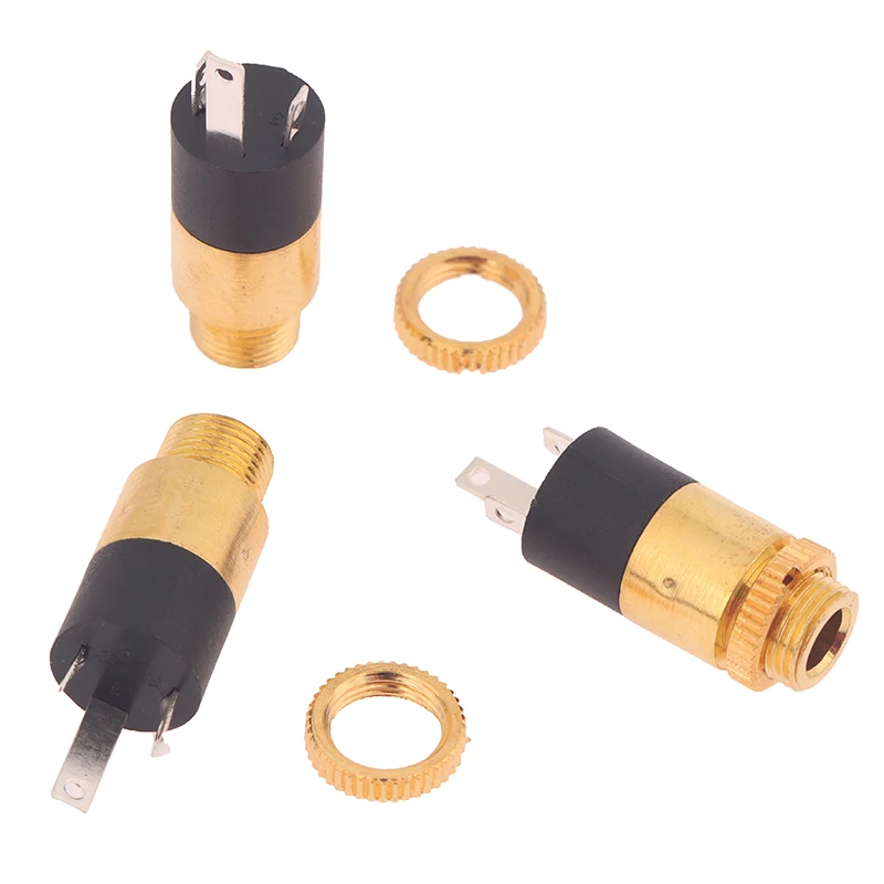 5Pcs PJ392 Stereo Female Sockect Jack 3.5 Audio Headphone Connector 3.5mm Stereo Headphone Audio Video Jack Socket Plug