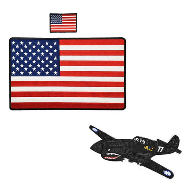 Patches Sticker American Flag  American Flag Iron Patches - Flag  Embroidery Patch - Aliexpress