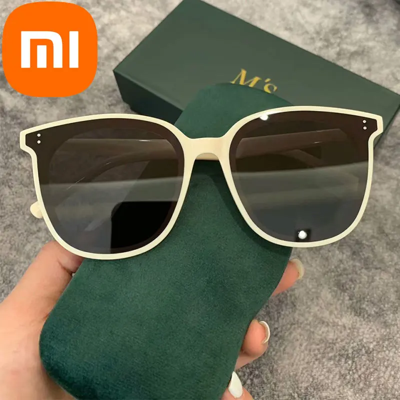 

Xiaomi Sunglasses New Sunglasses Men's and Women's Same Type of Thin Face Sunglasses Fashion Trend Large Frame Glasses