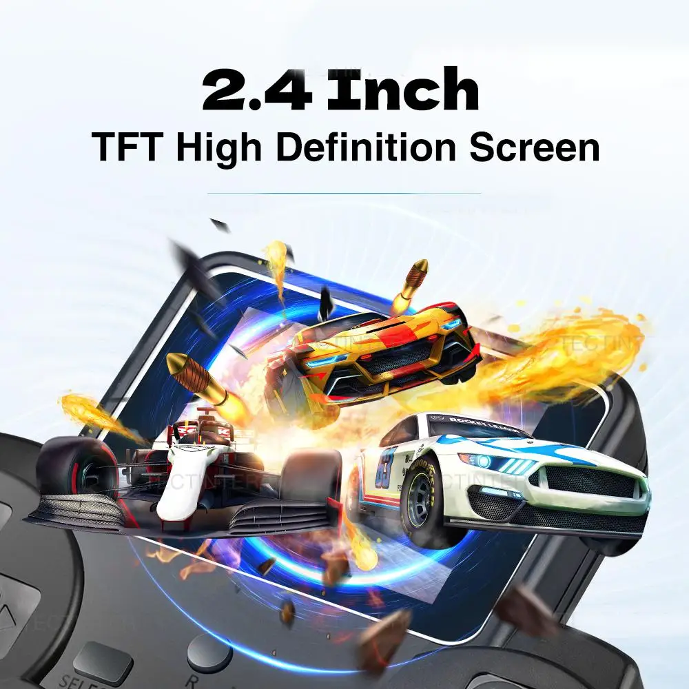 Portable S10 Video Game Console Built In 520 Games Retro Handheld Game Player 2.4-Inch Game Av Output Gamepad view 3