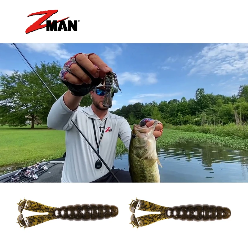 American ZMAN Goat Double T-tail Soft Bait 3 Inch Baby Goat Ned Fishing  Group Soft Worm Luya Black Pit Fake Bait - AliExpress