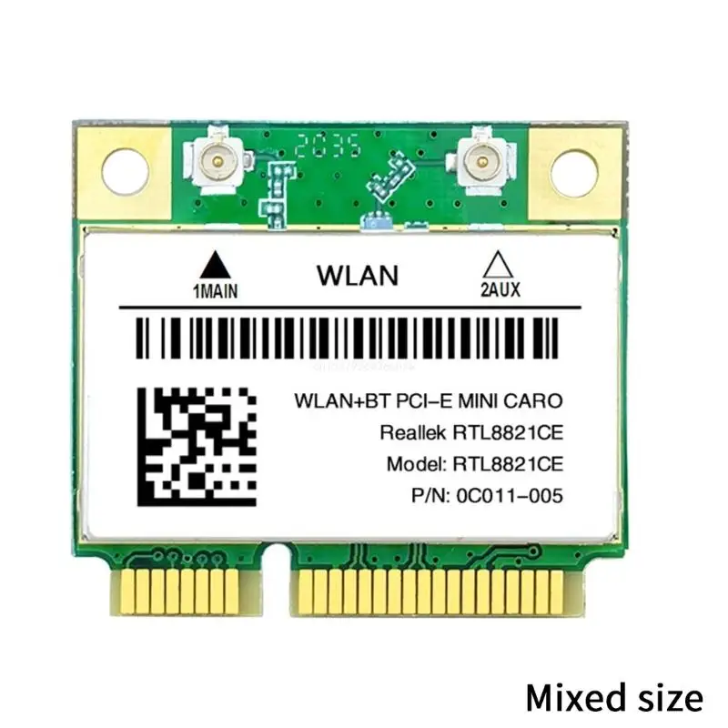 RTL8822CE 1200Mbps 2.4/5Ghz 802.11AC WiFi Card  Mini PCIe RTL8821CE BT5.0 Dropship
