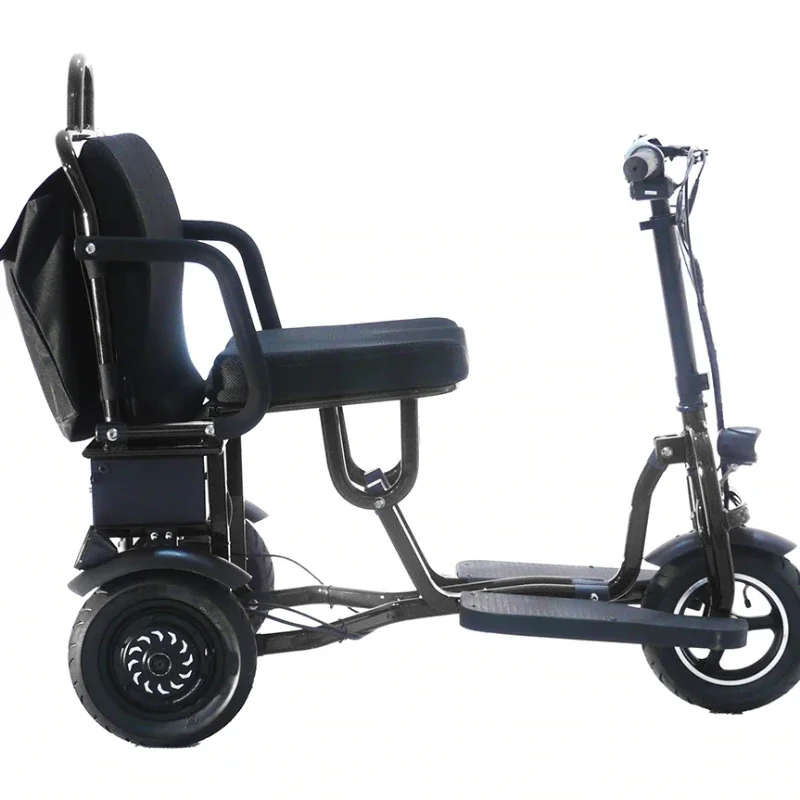 Motorcycle mobile disabled folding three wheel pedal Electric trike electric tricycle
