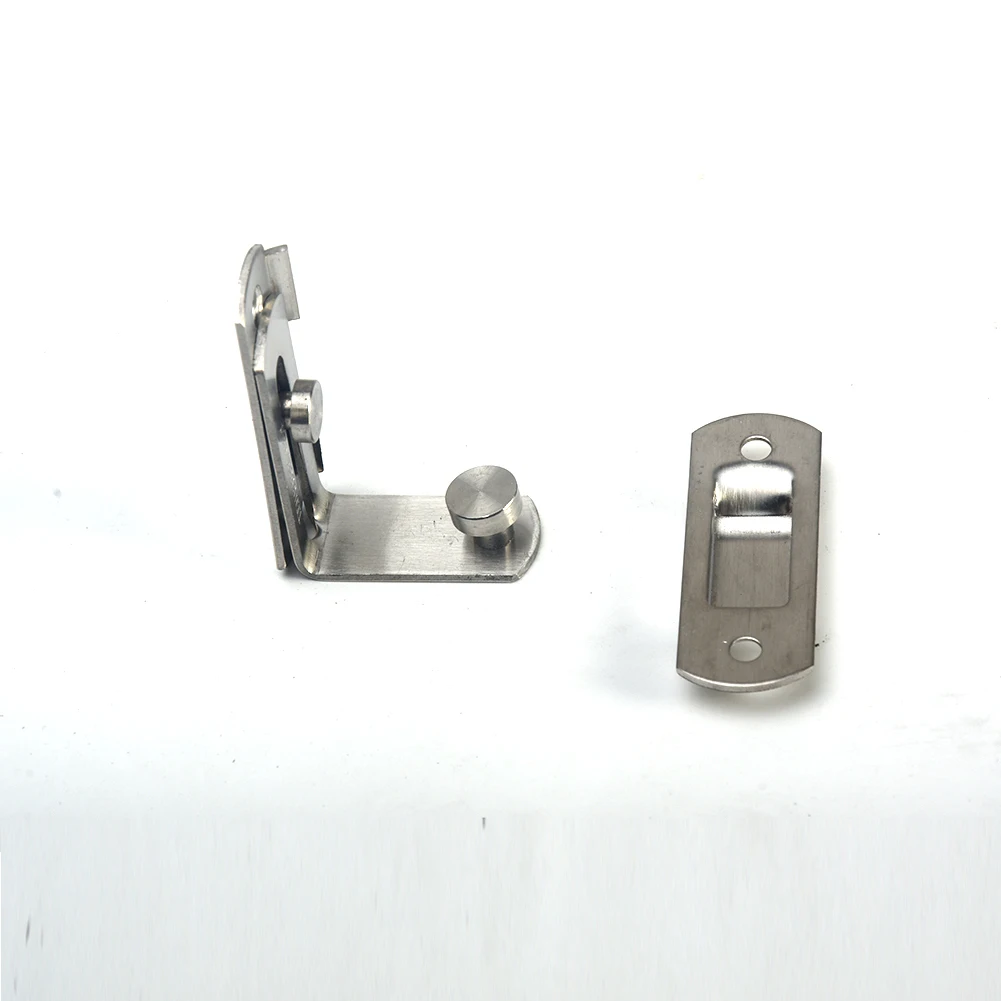 Description Picture 6 of itemSliding Stainless Steel Hasp Latch Household Security Tools Hotel 90 Degree Barrel Bolt Cabinet Fitting Door Lock Anti-theft