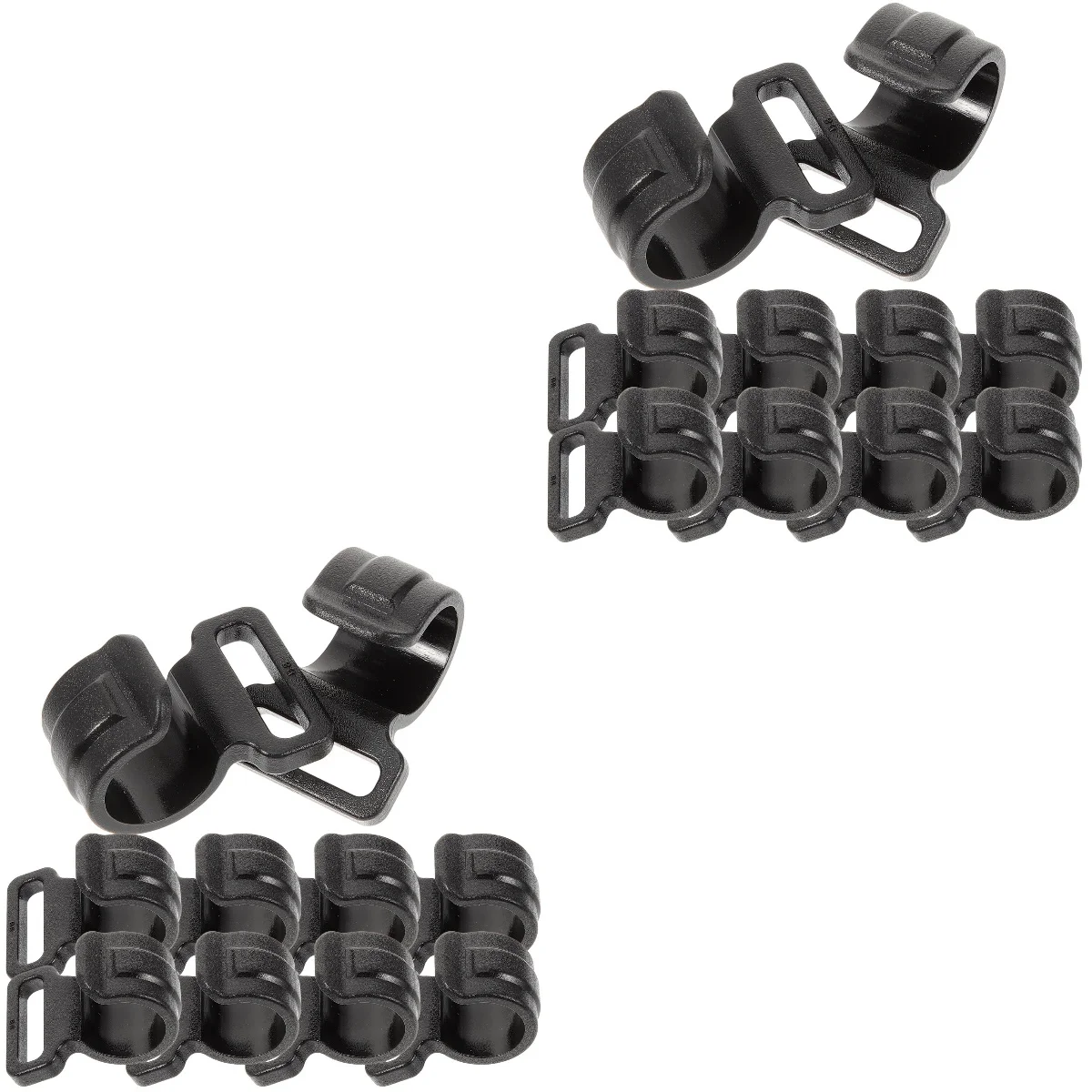 

2 PCS Plastic Hook Connection Hooks Camping Outdoor Tent Pole Clip Portable Clips
