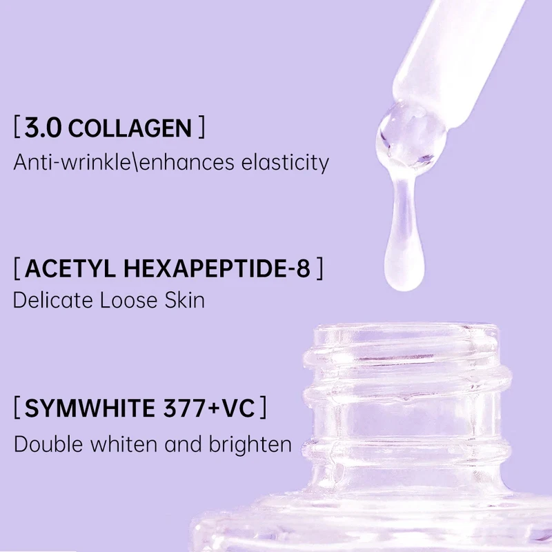 Collagen Face Serum Wrinkle Removal Hyaluronic Acid Anti Aging Fine Lines Lifting Niacinamide Brighten Serum Skin Care JoyPretty 5