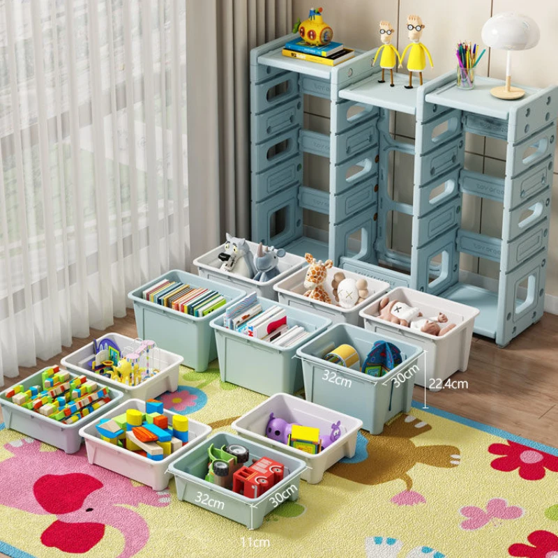 Children's Toy Classification Storage Rack, Baby Toy Storage Box with Large Capacity, Drawer Style Multi-layer Cabinet