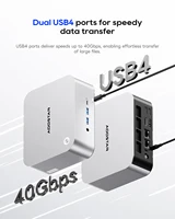 Mini PC AOOSTAR MACO AMD Ryzen 7 H255, 24 Go de RAM, 1 To SSD, Ordinateur de bureau pour jeux et bureautique, avec OCuLink et USB4, Prise en charge de la GPU externe, Ope 5