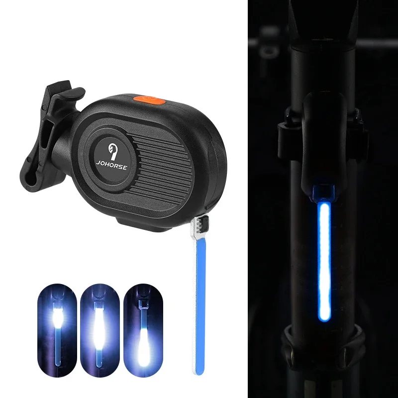 

Flowing Water Bike Rear Light Bicycle Tail Light Led Night Riding Pilot Lights MTB Road Bike Accessories Safety Warning Light