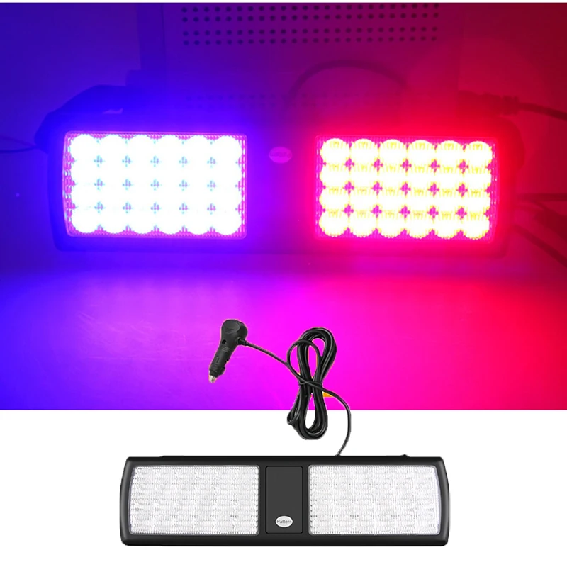 Ultra-Bright 12V LED Front Windshield Daytime Flashing Light System