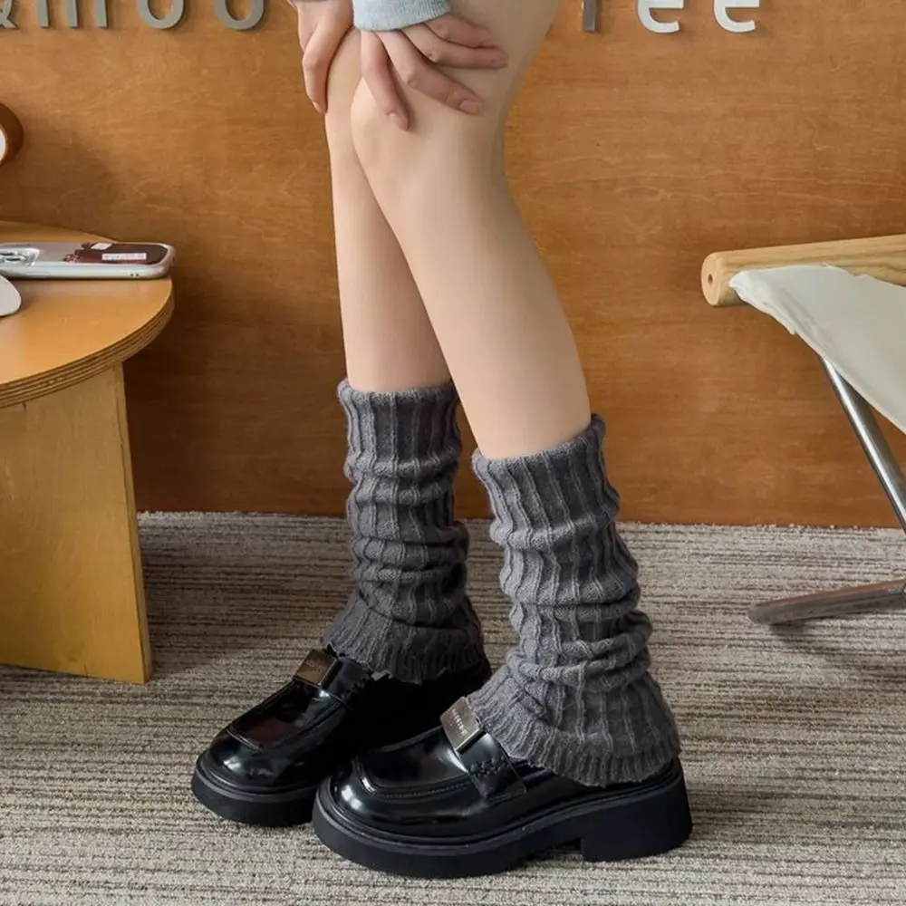 Polyester Knitting Leg Warmers for Women and Girls