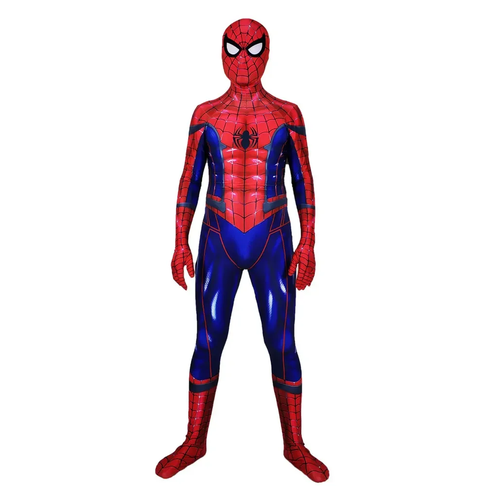 thumbnail image 1 of Spider-hero Halloween Cosplay disfraces de Spiderman piel superhéroe fiesta monos Zentai BodySuit, 1 of 5
