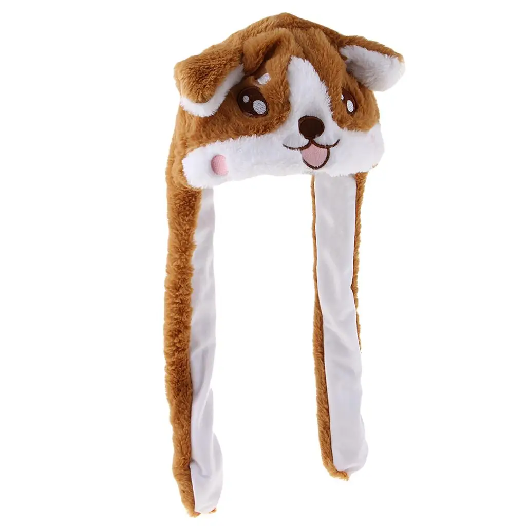 Corgi Hat Move Dog Ear Animal Cosplay Dancy Dress Toy Birthday Party