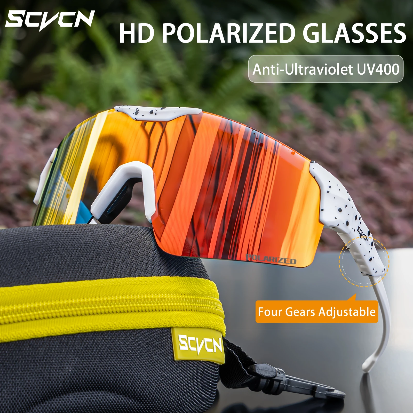 SCVCN Hiking Eyewear Sunglasses Polarized Cycling Glasses for Men Sports MTB Mountain Goggles Women Bicycle Road Bike Protection