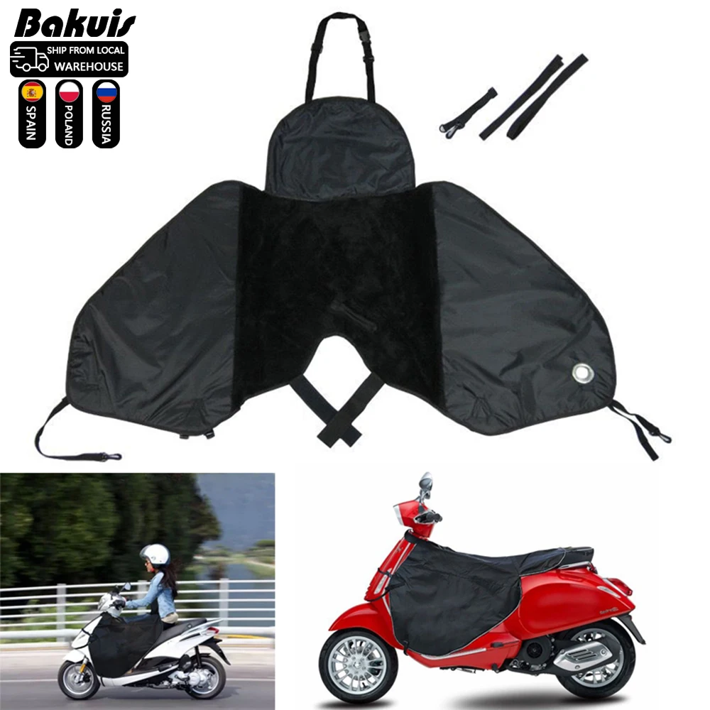 Couvre-jambes universel pour Scooters, moto, pluie, vent, humidité froide, coupe-vent, couette d'hiver pour Honda, Peugeot, pièces YAMAHA