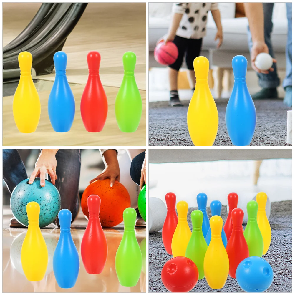 1 Set Kids Bowling Toy Educational Bowling For Kids Indoor Toddler Set Toy Games Plastic Toys Game Entertainment