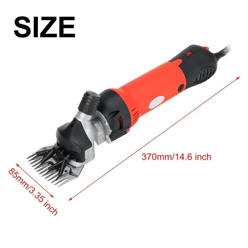 1500W Adjustable Heavy Duty Electric Shearing Clipper for Shaving Fur Wool in Sheep, Goats, Cattle, and Other Farm Livestock Pet 2