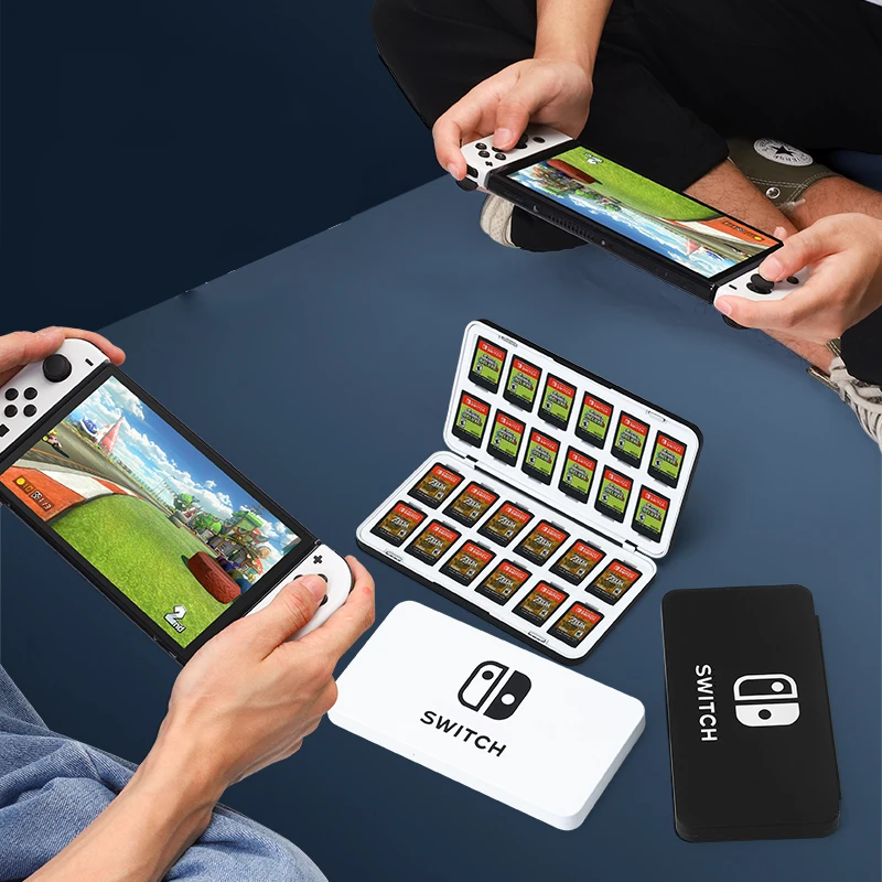 Premium Game Card Case for Nintendo Switch OLED Lite Holds 24 NS Game