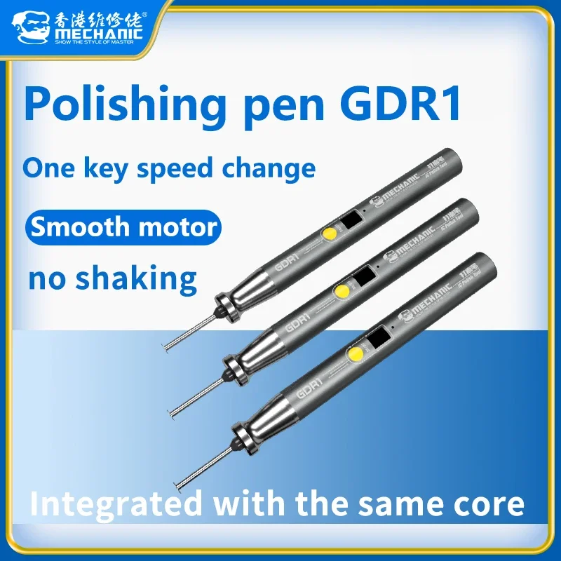 

MECHANIC GDR1 Charging Wireless Small Handheld Chip polishing Pen MINI Electric Carving Pen Grinding Machine for Mobile Phone