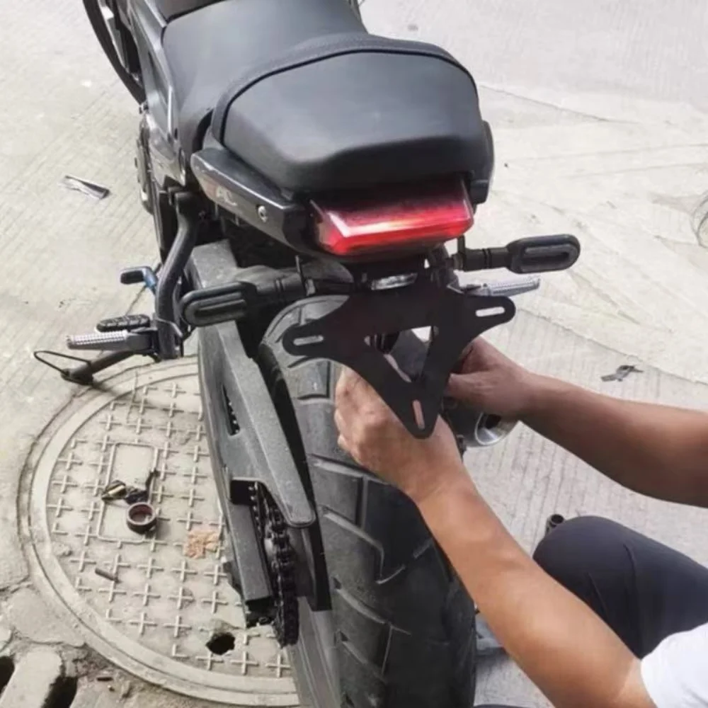 VOGE 200R/250RR/300RR/300AC/500R/525R용 개조된 숏테일 차량용 후면 번호판 브래킷