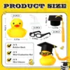 48PC Graduation Rubber Ducks Graduation Gift  Duck Party Bath Duck for Student Graduation Gifts Party Favor Cap 2