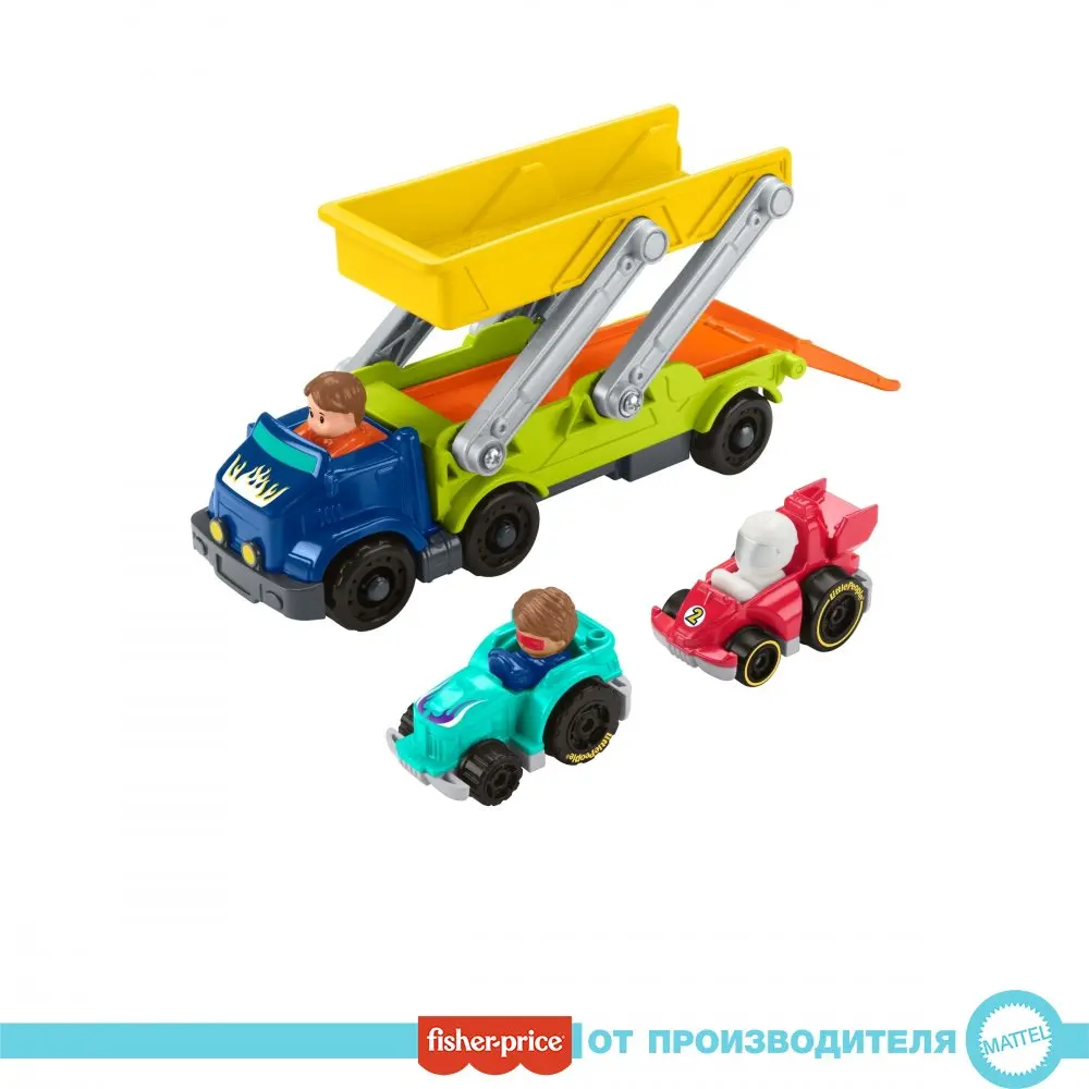Набор подарочный Fisher-Price Little People Спуск с рампы HBX23 |