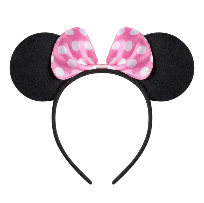Tanio 2022 Women Girl Mouse Ears Headbands Hair Hoop Party sklep