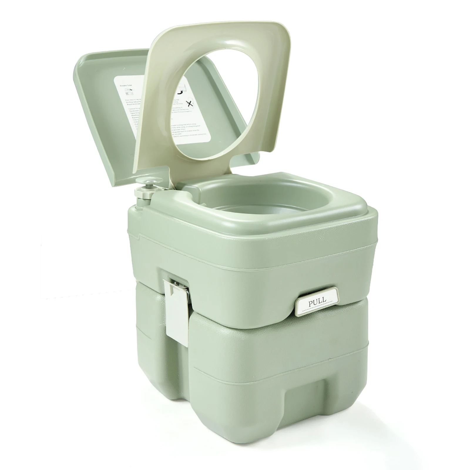 5 Gallon Portable Toilet, Flush Potty, Travel Camping Outdoor
