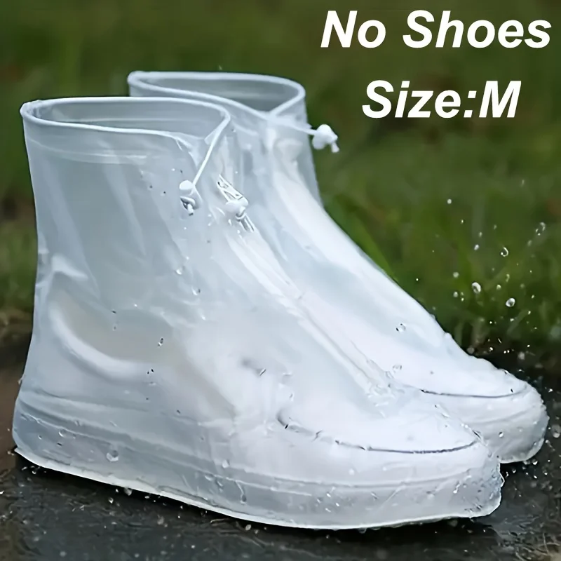 1 Pair of Waterproof Shoe Covers, Reusable Anti Slip and Durable Shoe Covers, and Outdoor Travel Shoe Covers for Preparation
