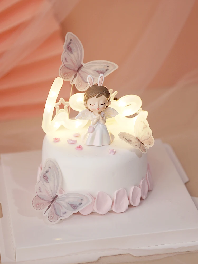 

Розовый Фиолетовый торт Бабочка искусственная Бабочка Ручная работа окрашенная для свадьбы дня рождения вечеринки девушка Декор