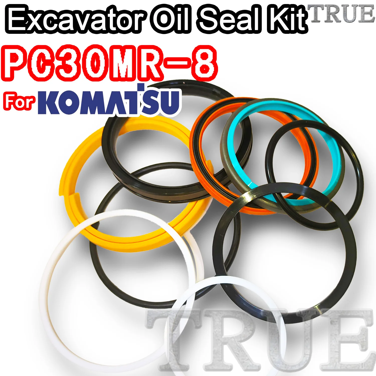 

For PC30MR-8 KOMATSU Oil Seal Excavator Repair Kit PC30MR 8 High Quality Control Pilot Valve Blade TRAVEL Joystick Engine O-ring