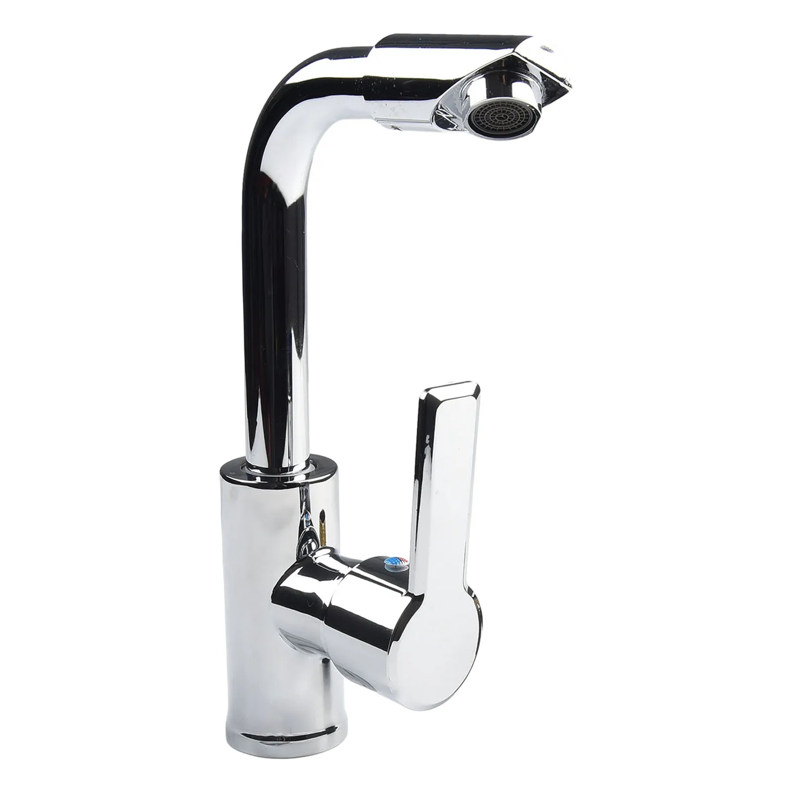 

Stainless Steel Faucet Kitchen Sink Water Tap Hot And Cold Mixer Bathroom Basin Faucet Single Handle Household Swivel Spout Tap