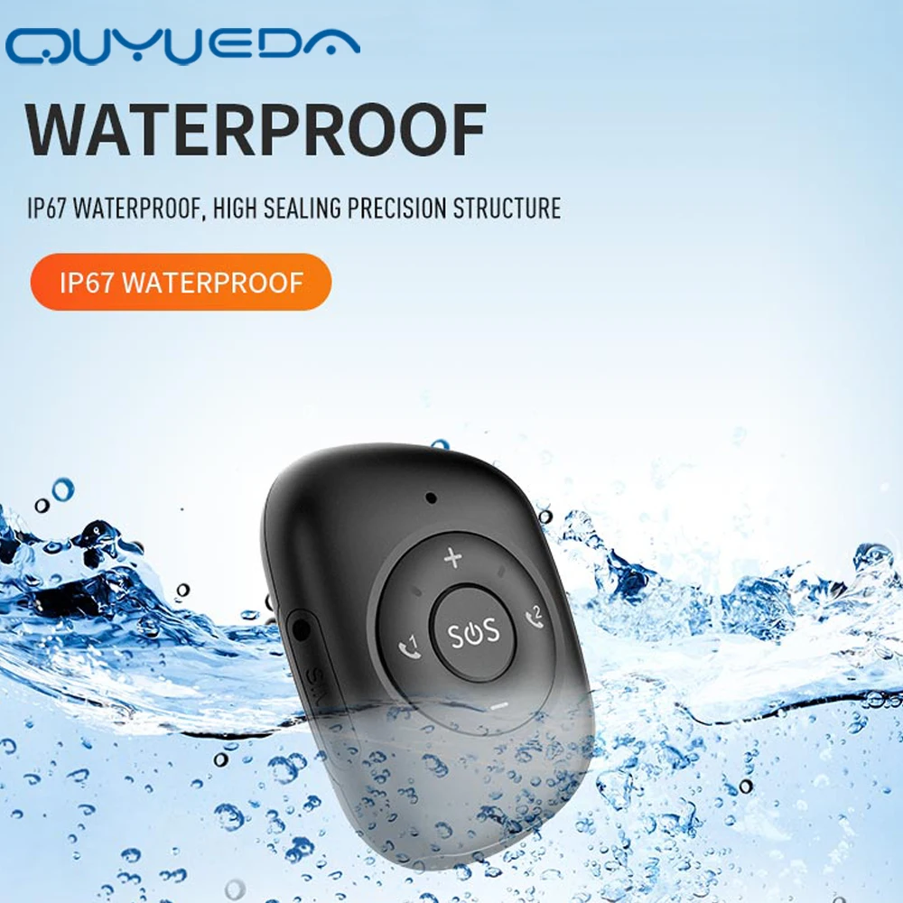 4G Anti-Loss GPS Pendant Tracker With SOS 2 Way Calling GEO Fall Alarm Fast Dial Found By Buzzer IP67 Waterprrof Tracking Device