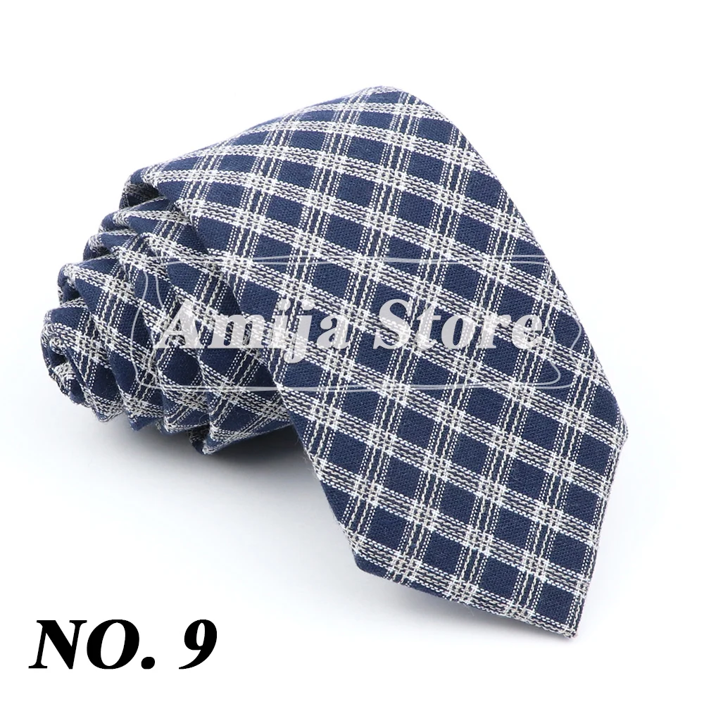 Neue Design Baumwolle Krawatte Plaid Krawatte Geschenk Für Männer Kostenloser Versand Mode Lässig Mann Krawatten Hochzeit Anzüge Drucken krawatte – Detail 12