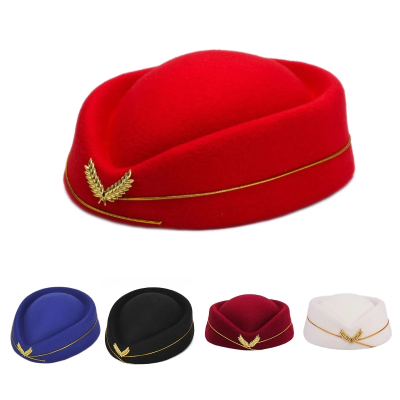 Chapeau Cloche Hiver élégant CheChury Bérets Chapeaux Melon Femme Hiver Femme Fleur Elegante Laine Chaud Retro Casquette Simple Beret Bonnets Cloche Chape Am Chapeau Cloche Laine Hiver élégant