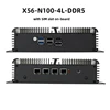 Fanless Industrial Mini PC Intel N100 Processor 4x 2.5G Ethernet Mini-PCIE Expansion WiFi 4G SIM Support Windows Linux Openwrt 5