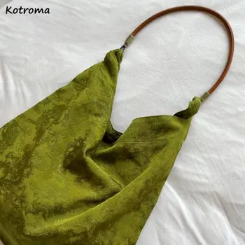 Borse a tracolla da donna Mori-girl Borse eleganti sotto le ascelle Shopping di grande capacità Borse jacquard vintage all-match quotidiane da donna